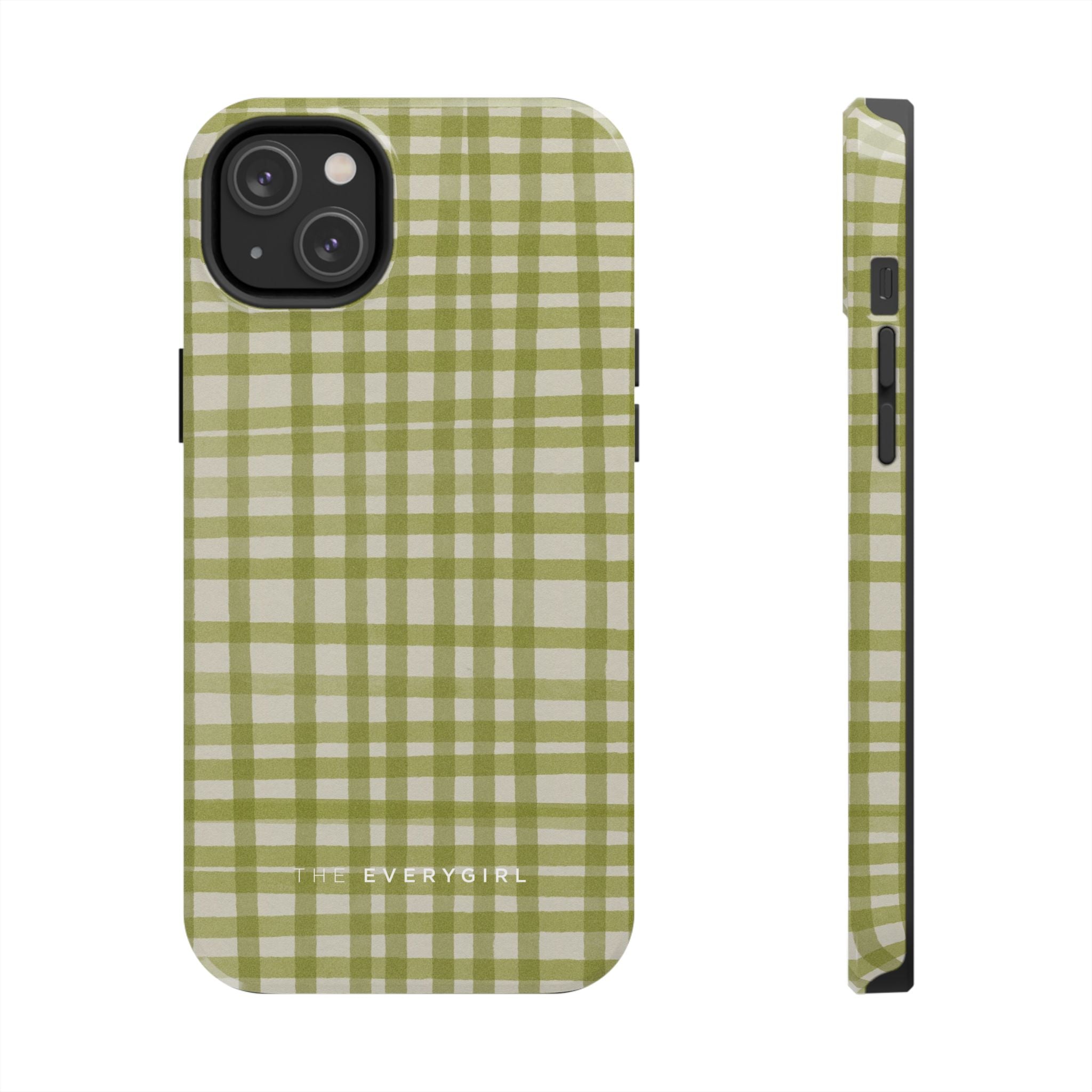 Green Gingham Phone Case