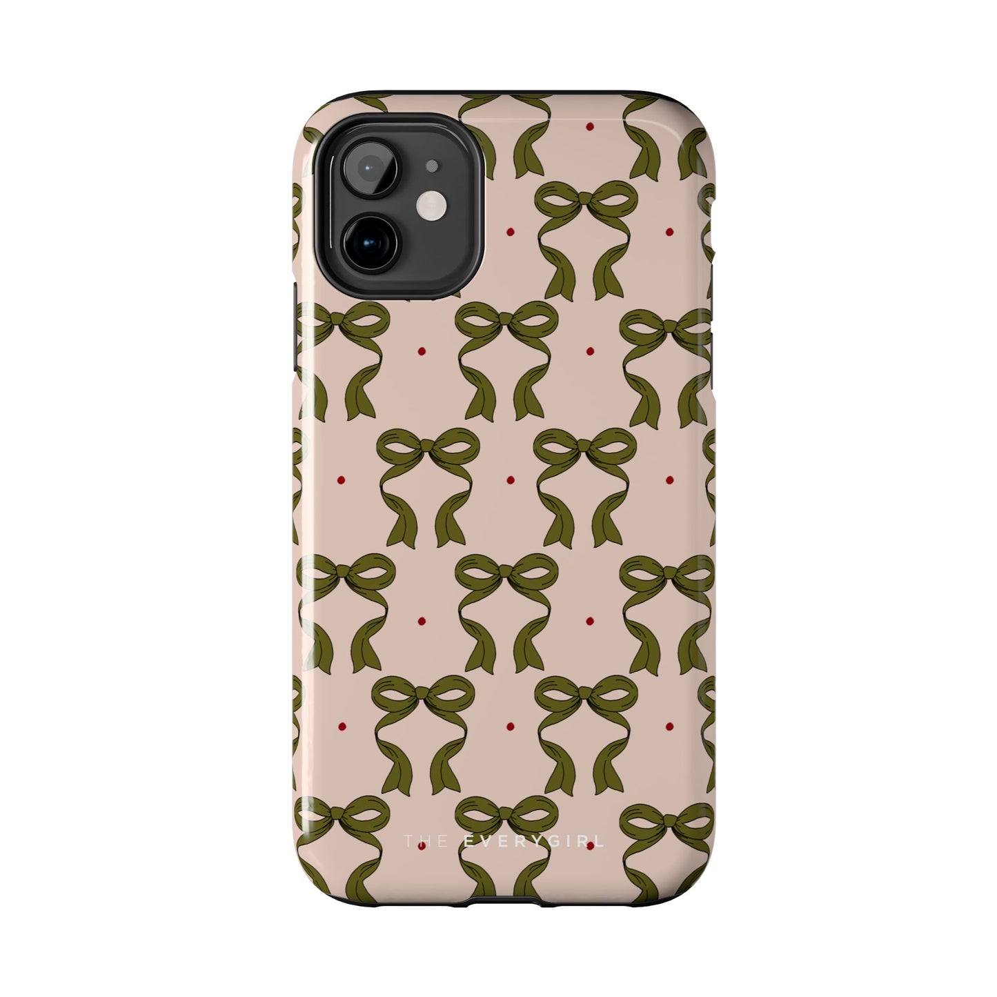 Pink & Green Bows IPhone Case
