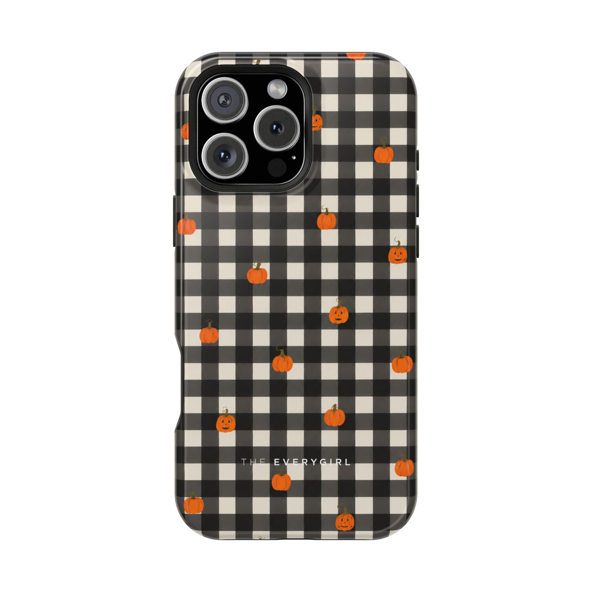 Pumpkin Gingham Phone Case
