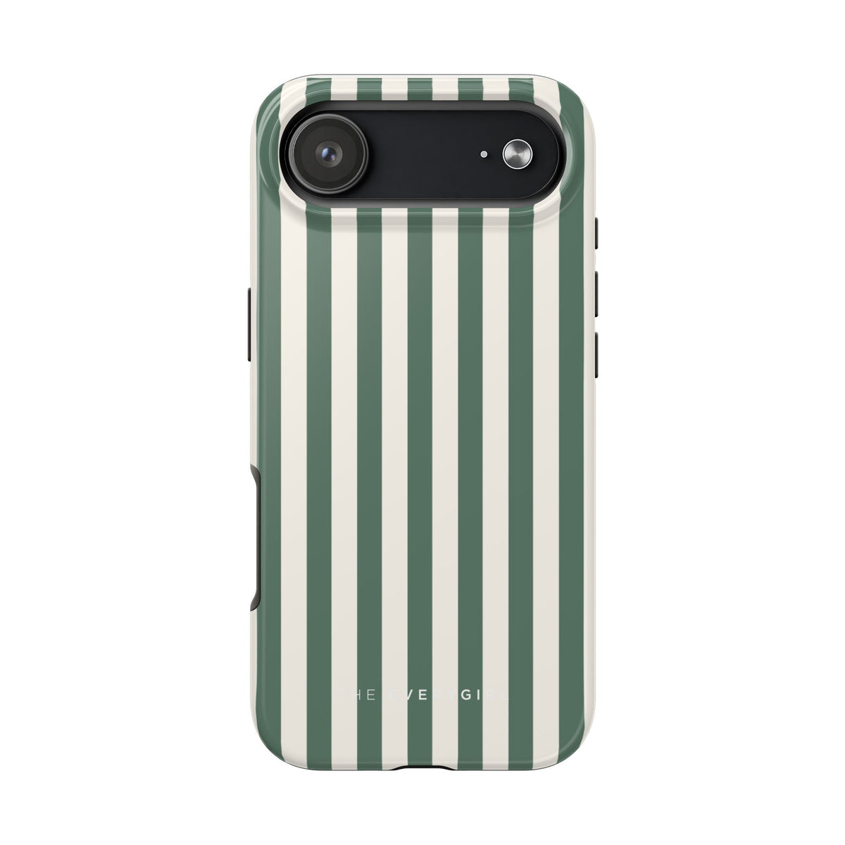 Green Cabana Stripe Phone Case