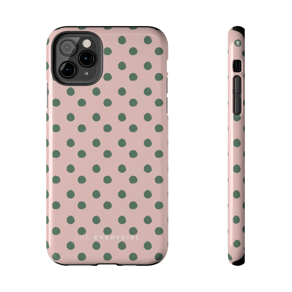 Pink & Green Polka Dots Phone Case
