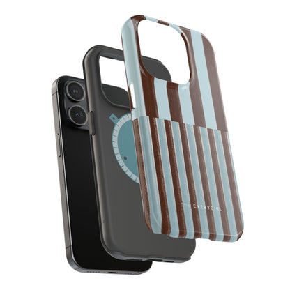 Blue & Brown Contrast Phone Case