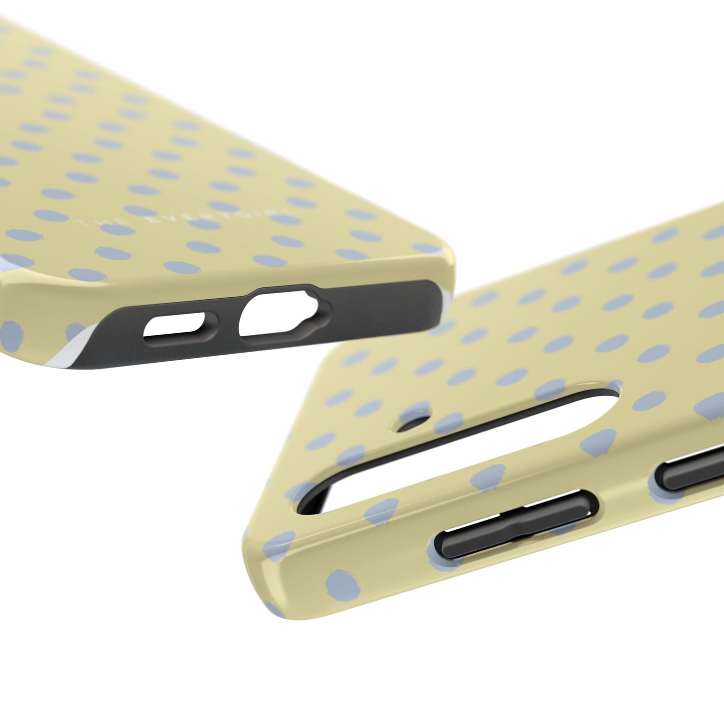 Yellow & Blue Polka Dots Phone Case