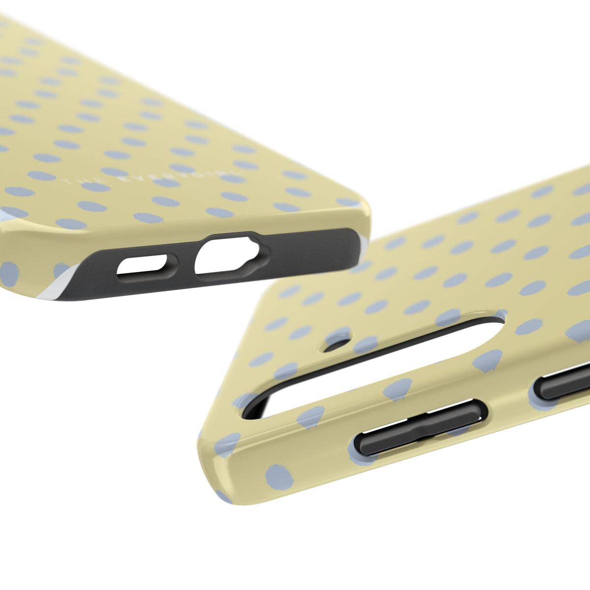 Yellow & Blue Polka Dots Phone Case