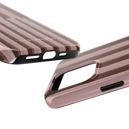 February Pink and Brown Phone Case