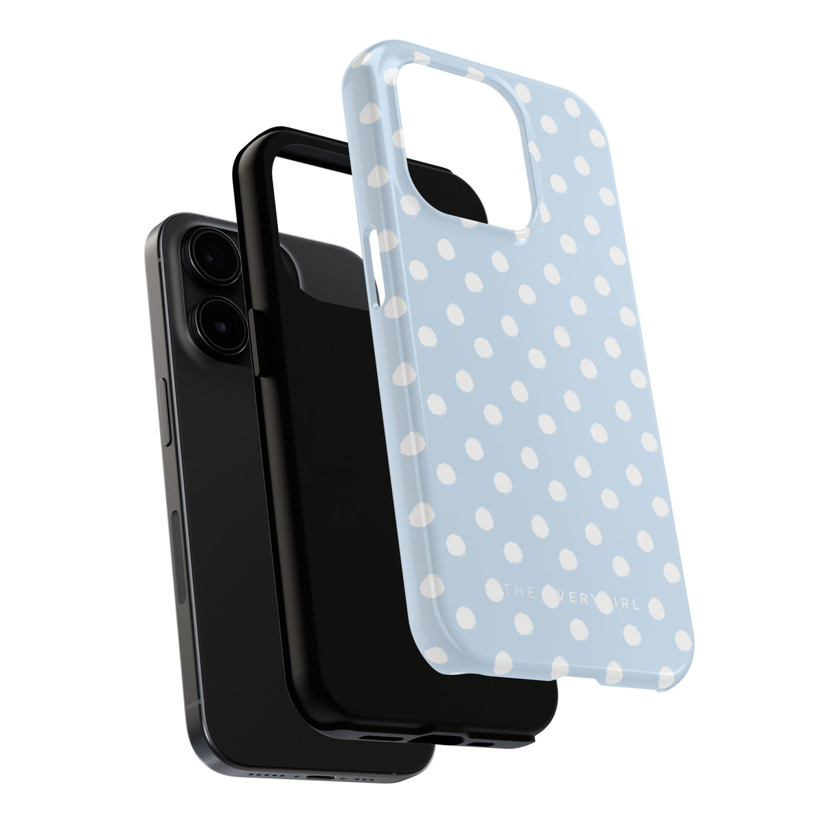 Blue & White Polka Dots Phone Case