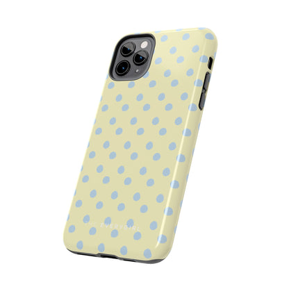 Third Coast – Yellow & Blue Polka Dots Phone Case
