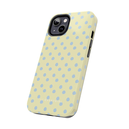 Third Coast – Yellow & Blue Polka Dots Phone Case