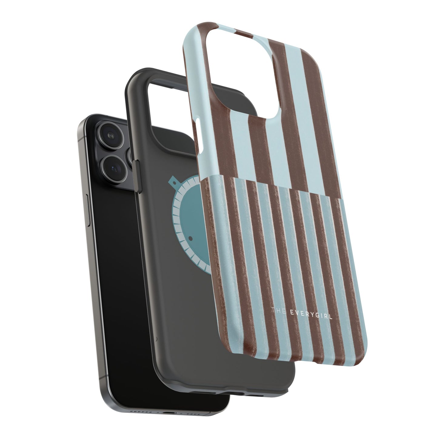 Blue & Brown Contrast Phone Case