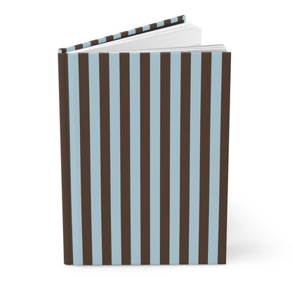 Blue & Brown Stripped Journal