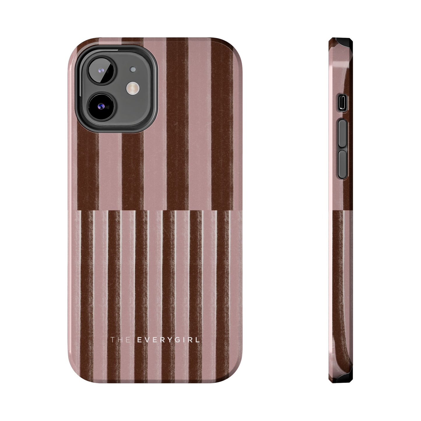 February Pink and Brown Phone Case