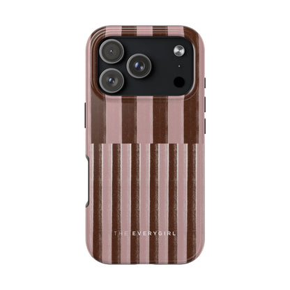 February Pink and Brown Phone Case