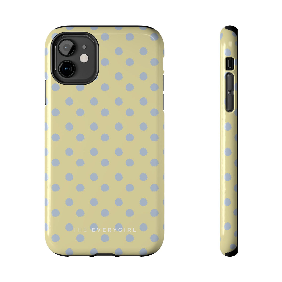 Yellow & Blue Polka Dots Phone Case
