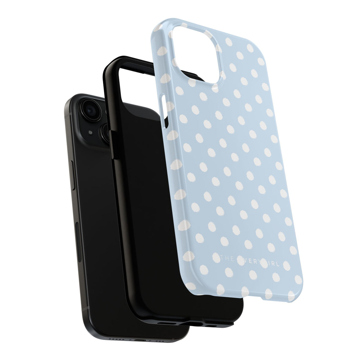 Blue & White Polka Dots Phone Case