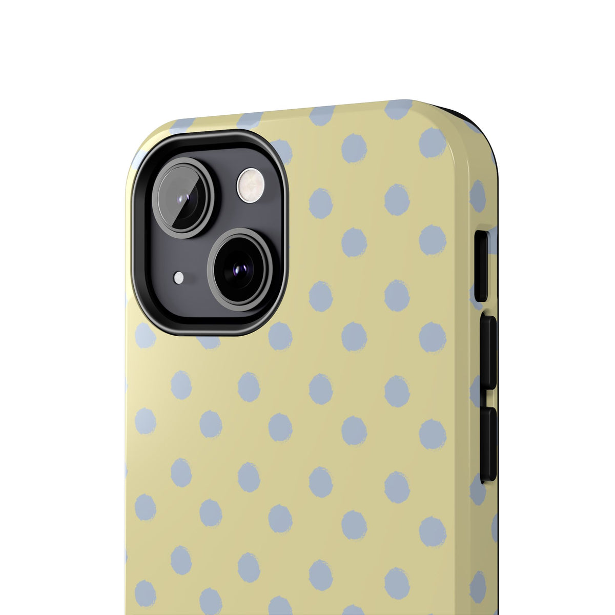 Yellow & Blue Polka Dots Phone Case