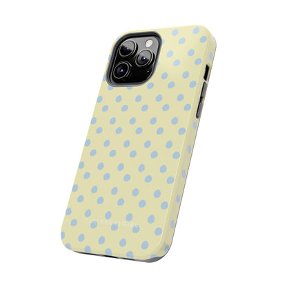 Third Coast – Yellow & Blue Polka Dots Phone Case