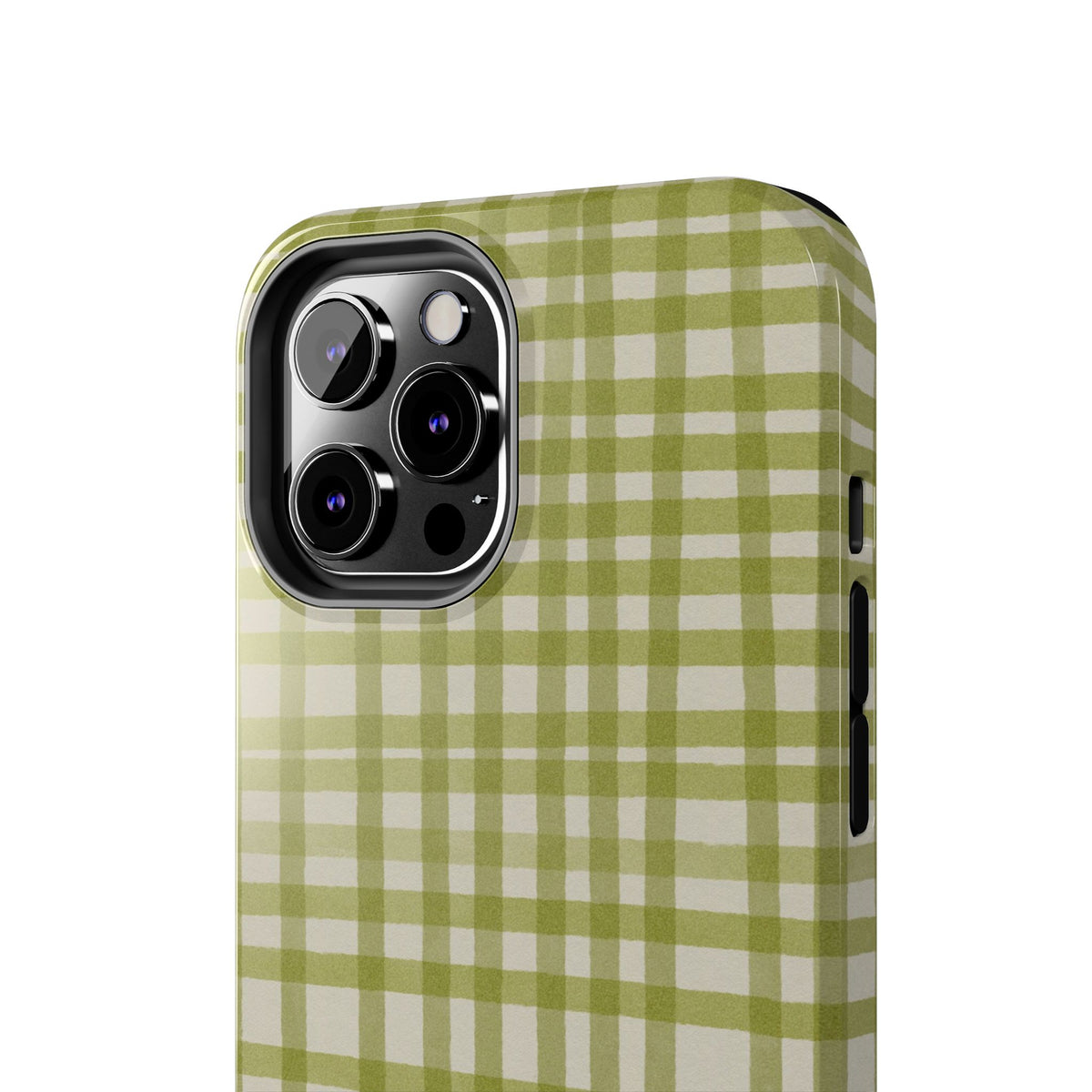 Green Gingham Phone Case