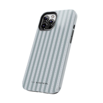 Muted Blue Stripe IPhone Case