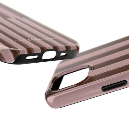 February Pink and Brown Phone Case