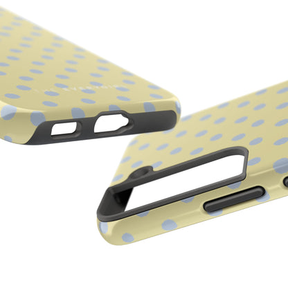 Yellow & Blue Polka Dots Phone Case