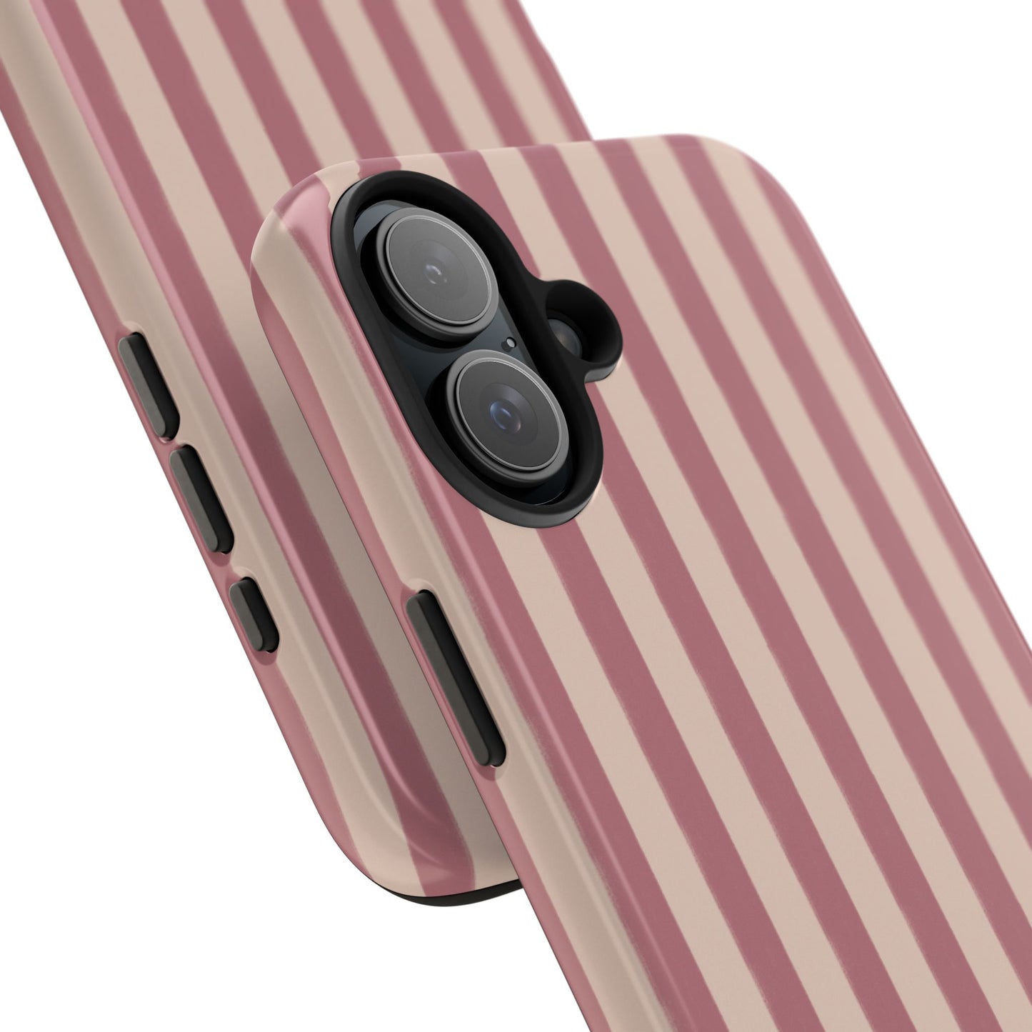 Tone on Tone Pink Stripes IPhone Case