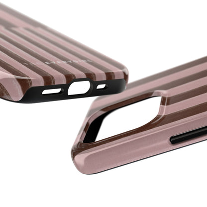 February Pink and Brown Phone Case