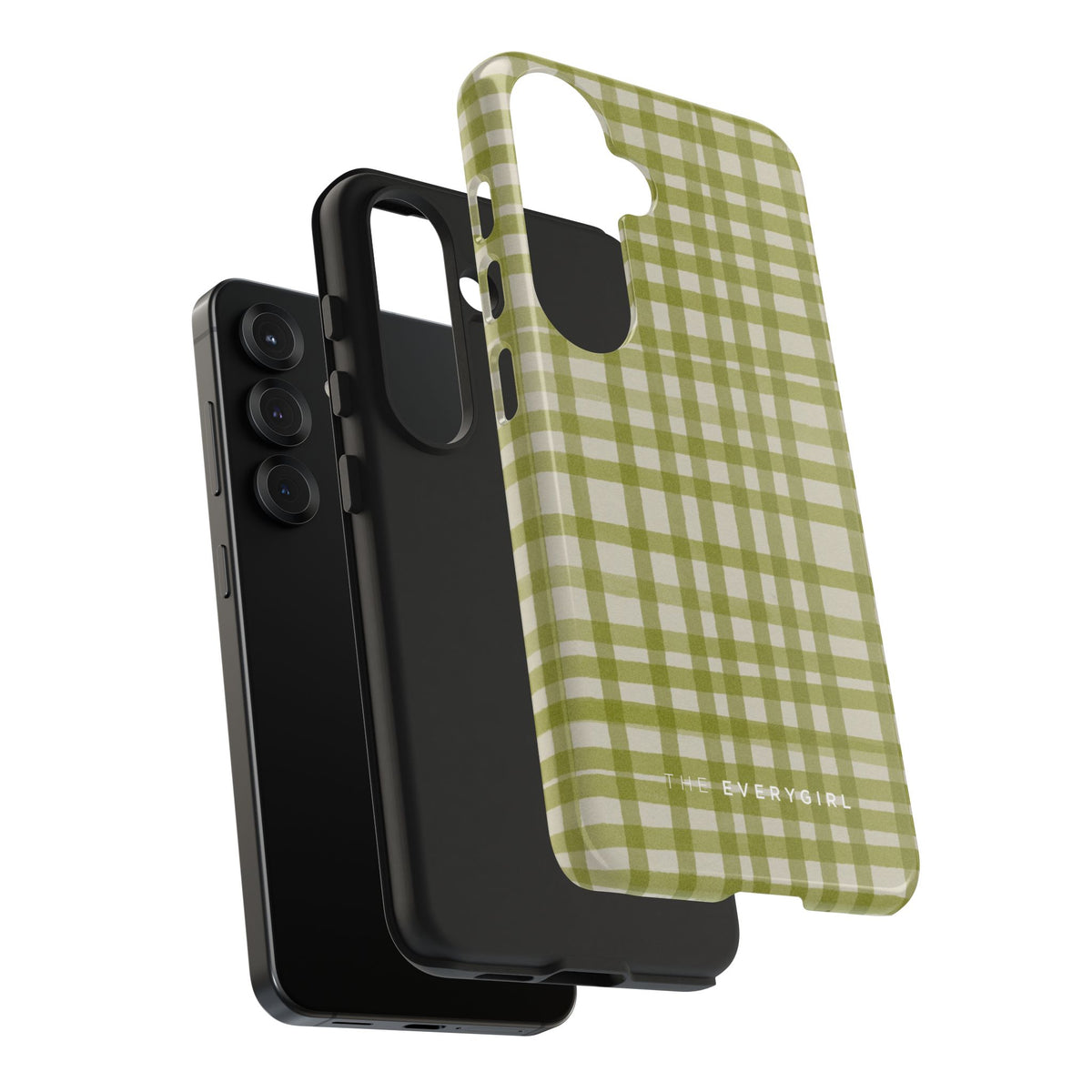 Green Gingham Phone Case