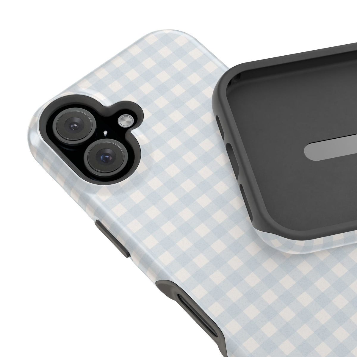 Nancy Meyers Inspired Blue Gingham Phone Case