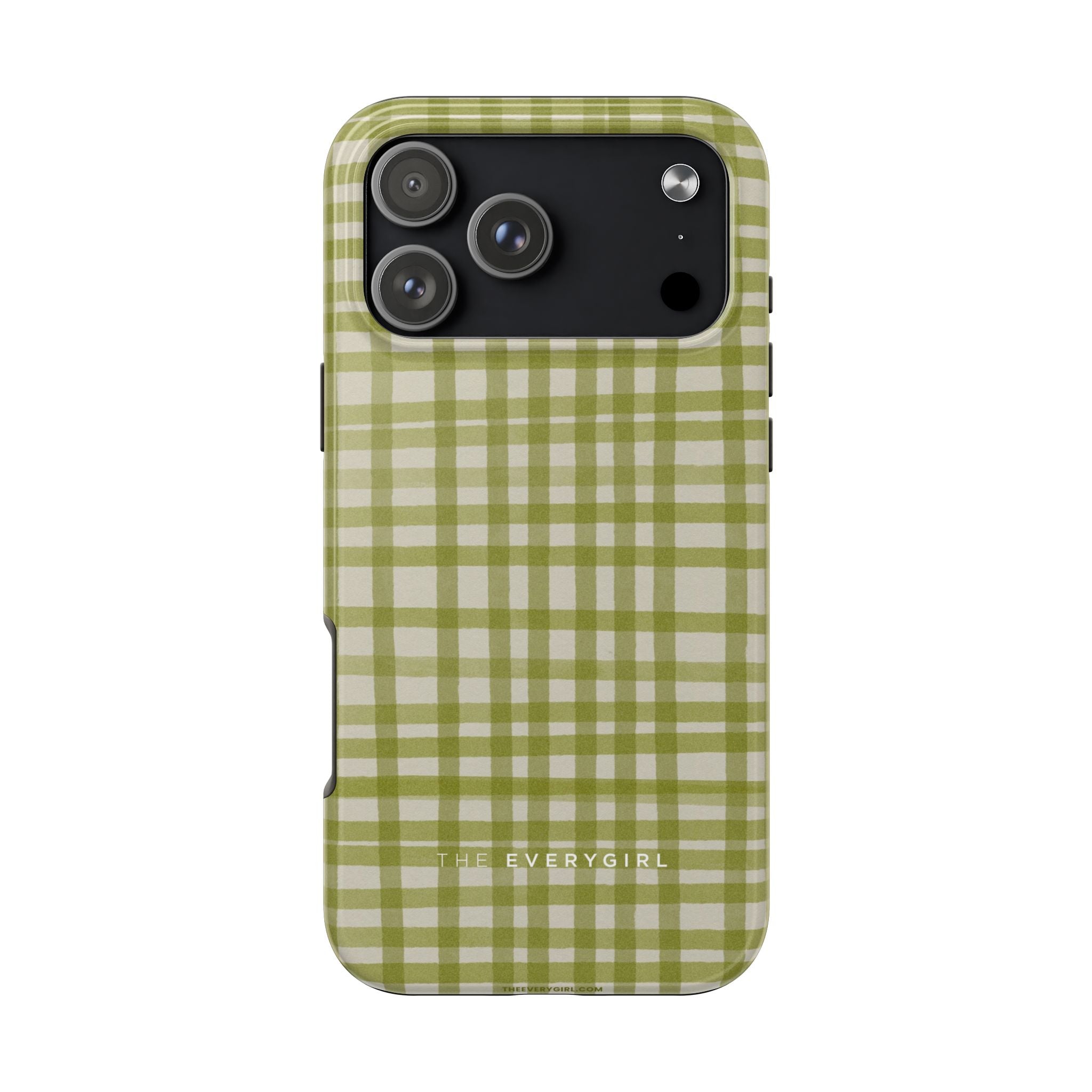 Green Gingham Phone Case