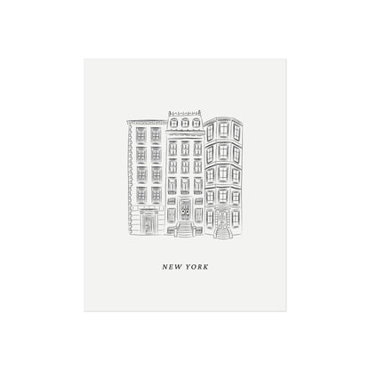 Upper East Side NYC Print