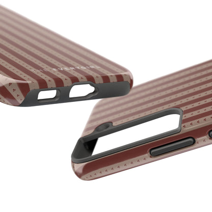 Muted Red Stripe IPhone Case