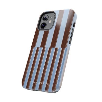 January Blue & Brown Phone Case