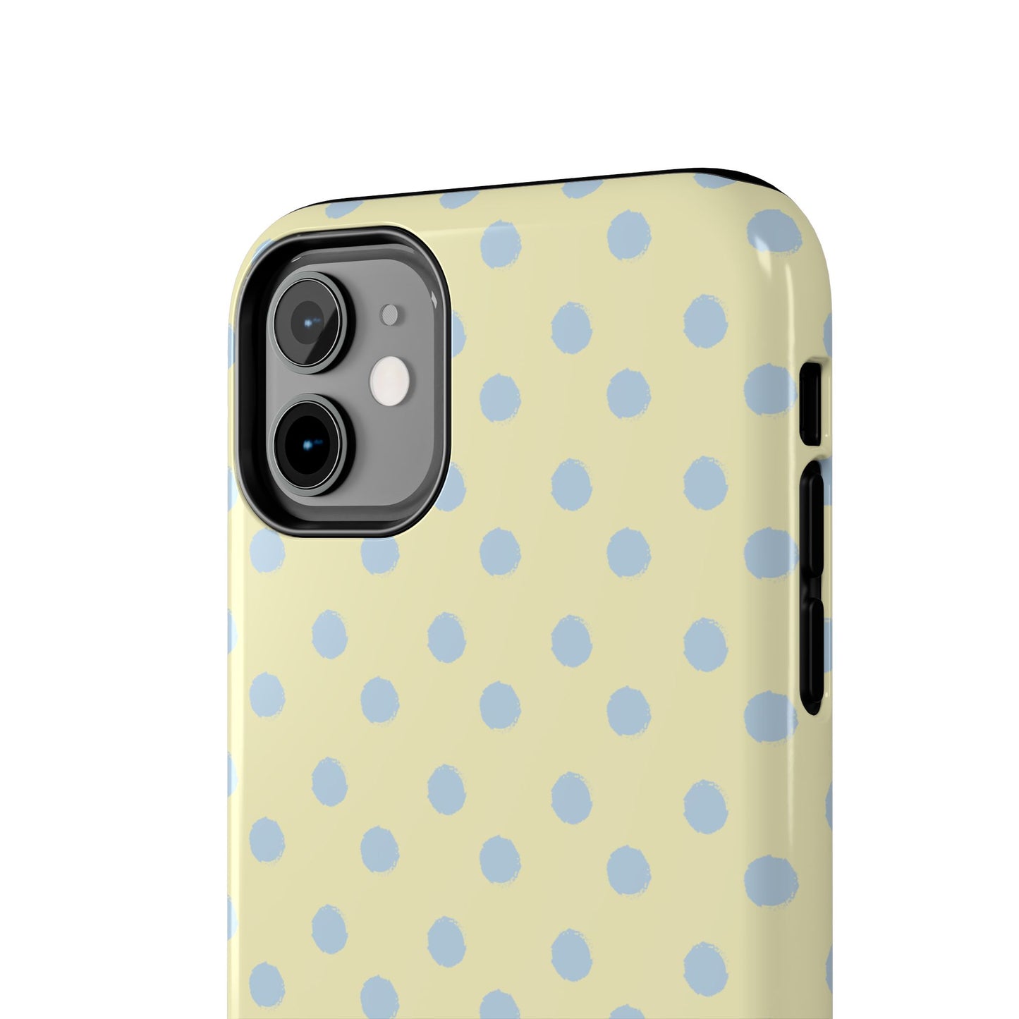Third Coast – Yellow & Blue Polka Dots Phone Case