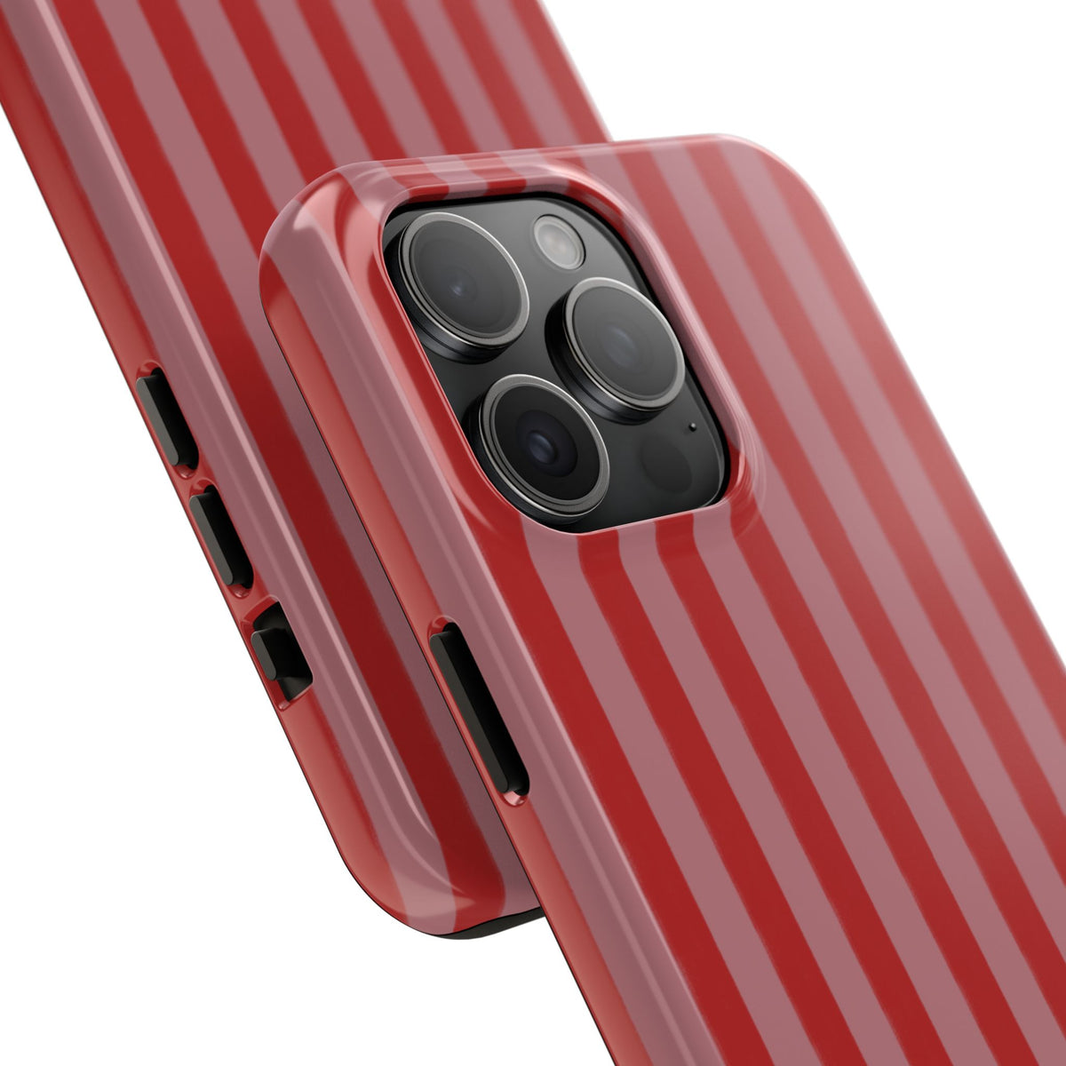 Red & Pink Stripes IPhone Case