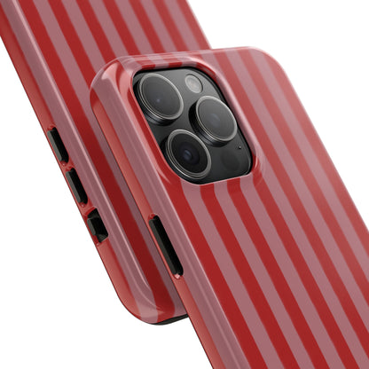 Red & Pink Stripes IPhone Case