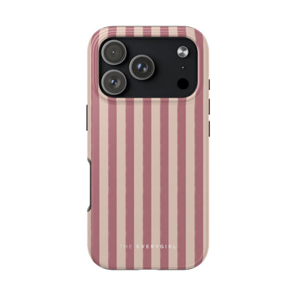 Tone on Tone Pink Stripes IPhone Case