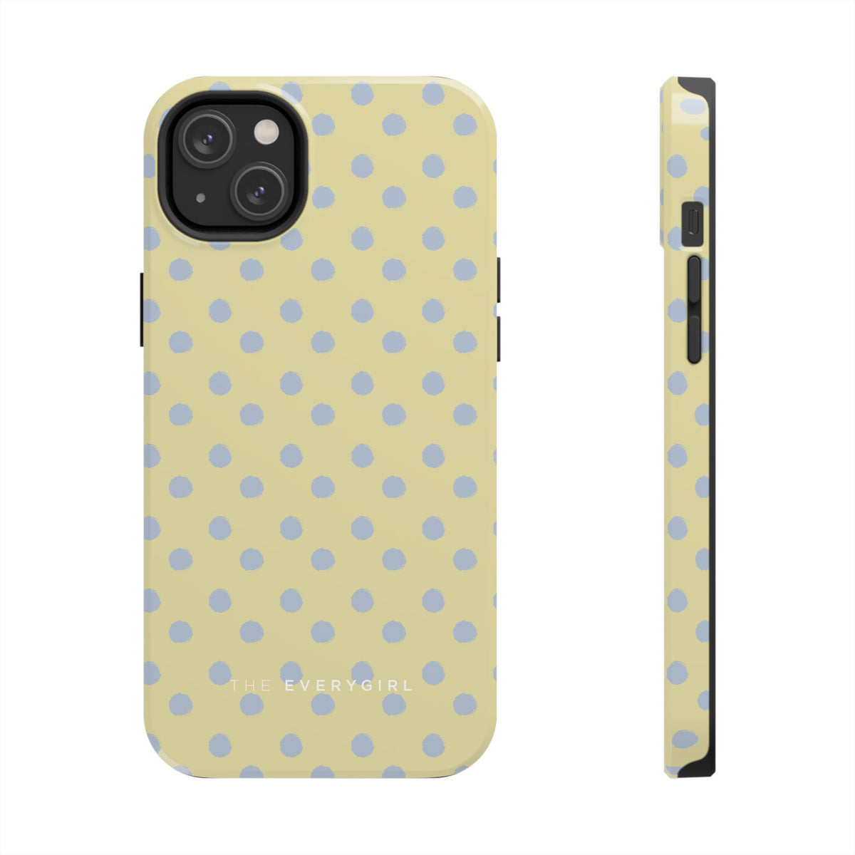 Yellow & Blue Polka Dots Phone Case
