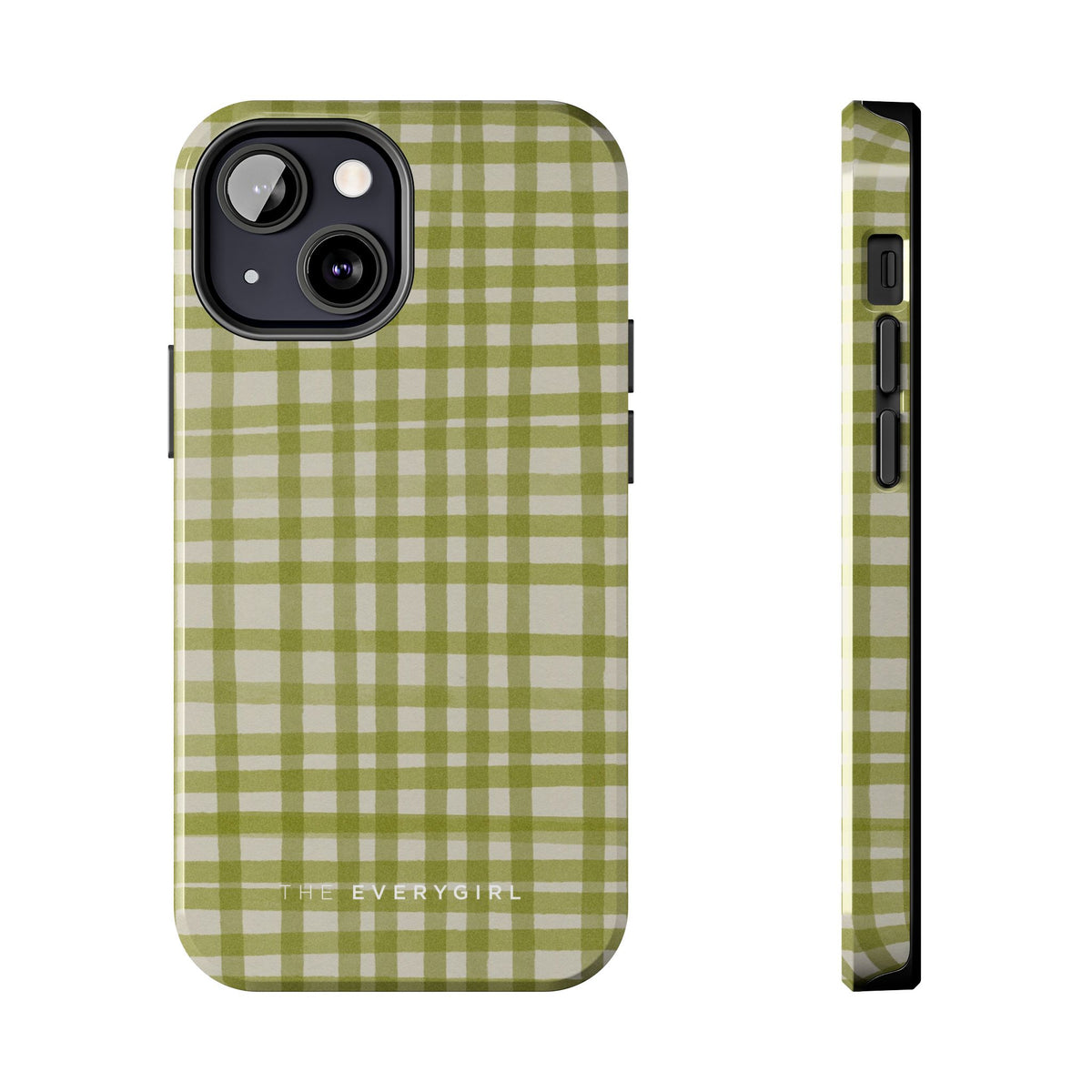 Green Gingham Phone Case