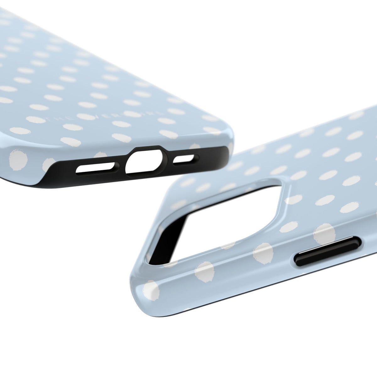 Blue & White Polka Dots Phone Case
