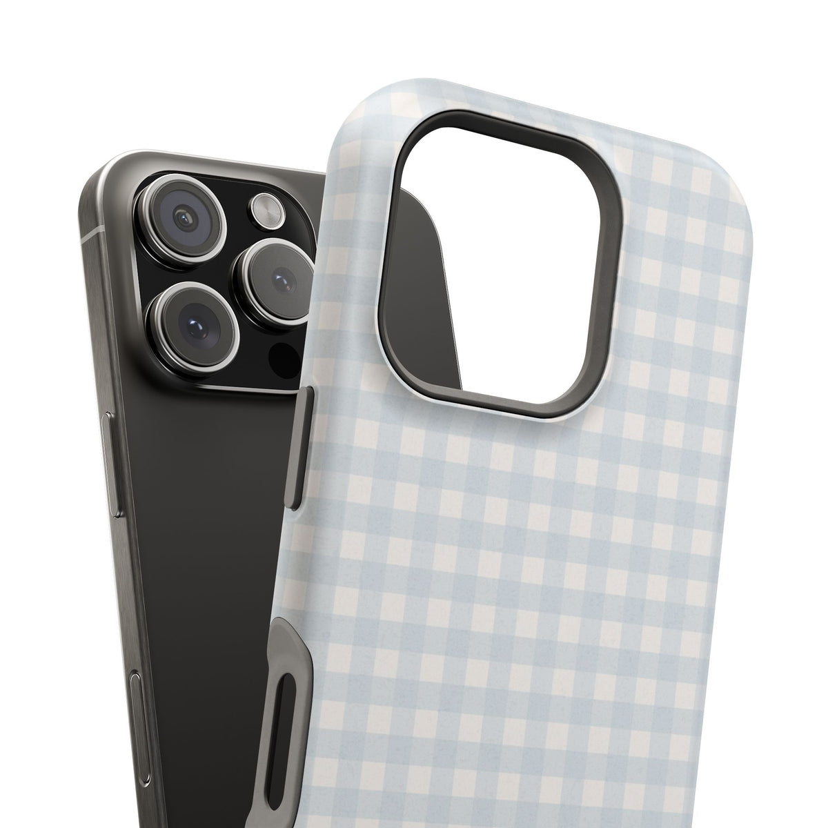 Nancy Meyers Inspired Blue Gingham Phone Case