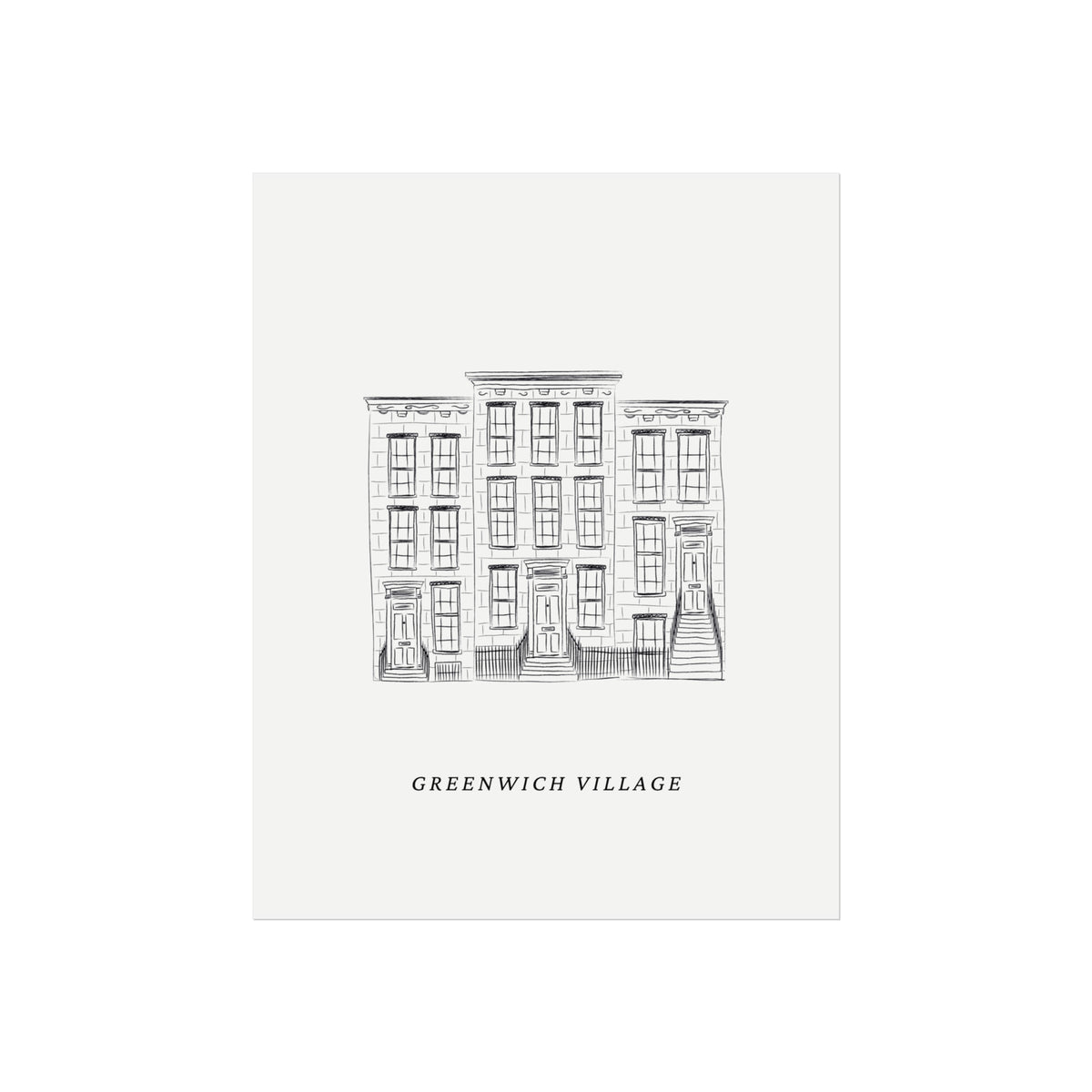 Greenwich Village NYC Print