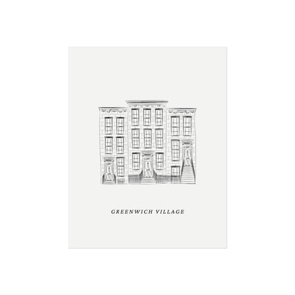 Greenwich Village NYC Print
