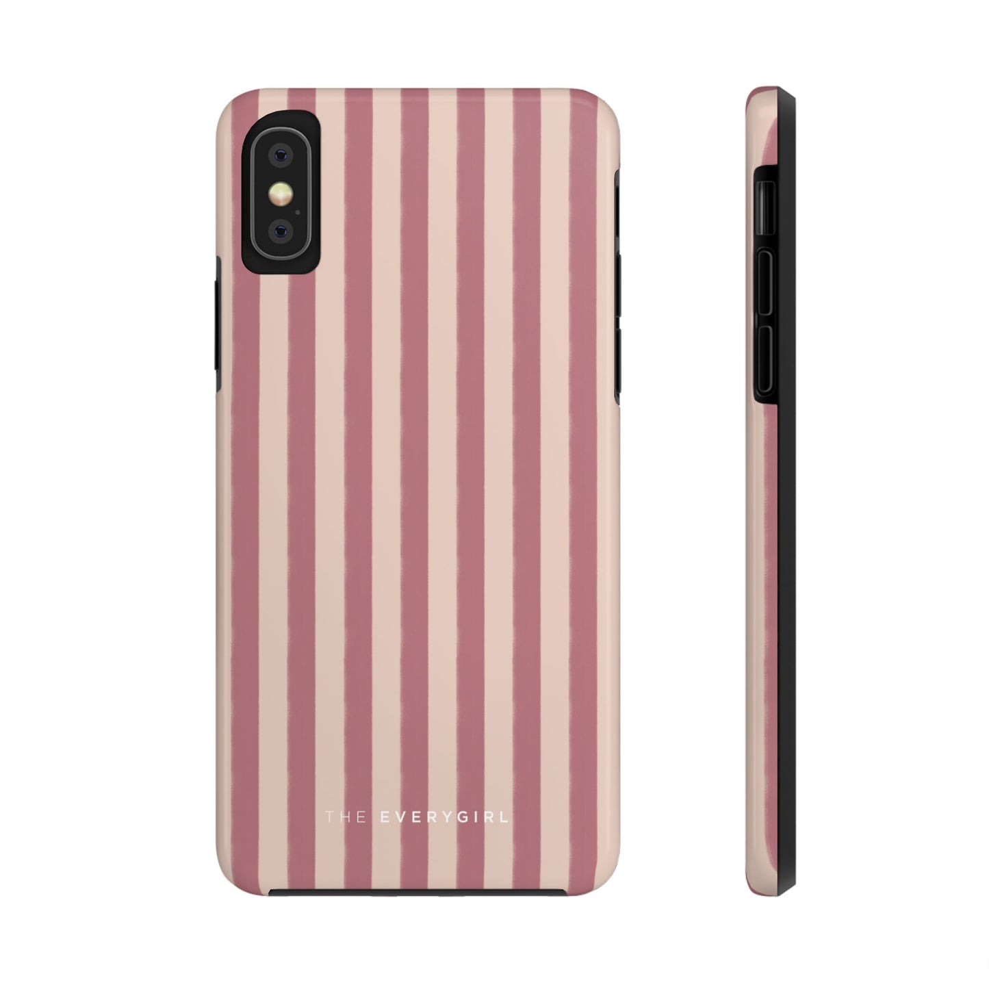 Tone on Tone Pink Stripes IPhone Case
