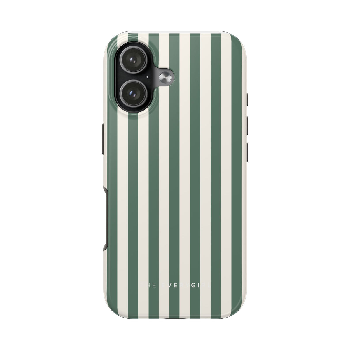 Green Cabana Stripe Phone Case