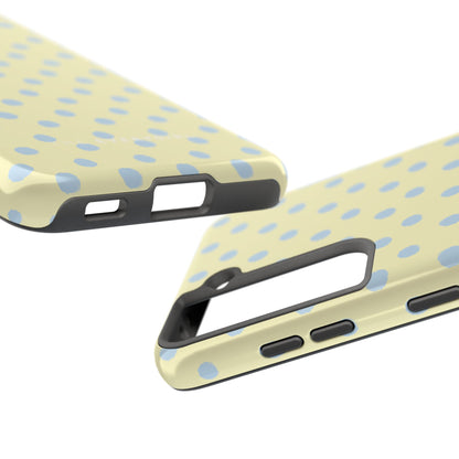 Third Coast – Yellow & Blue Polka Dots Phone Case