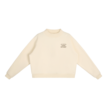 Podcast Fleece Mockneck Crew
