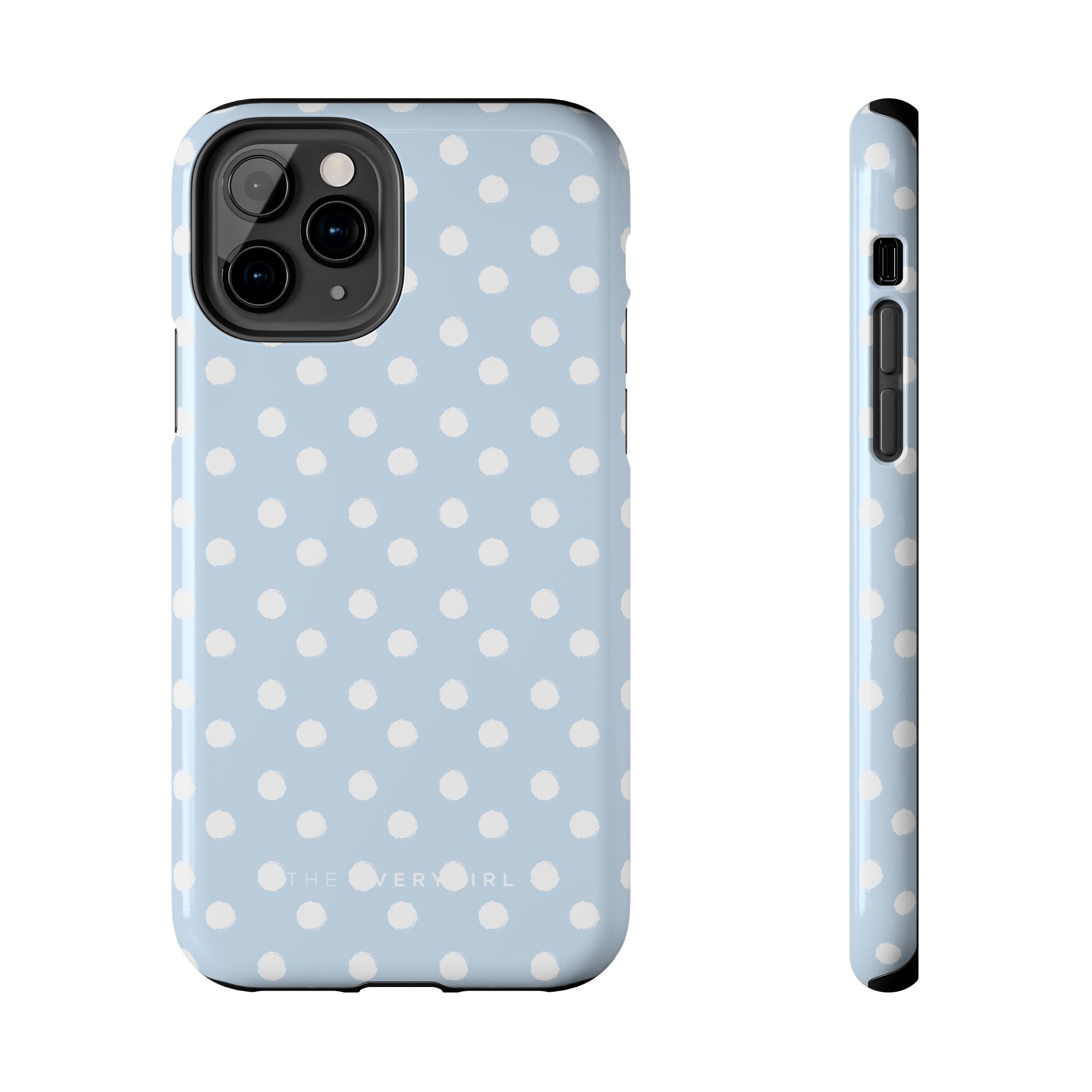 Blue & White Polka Dots Phone Case
