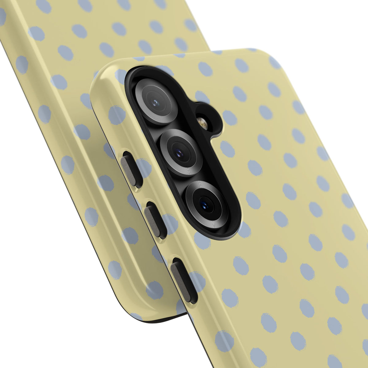 Yellow & Blue Polka Dots Phone Case