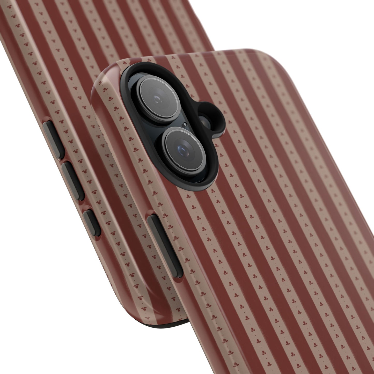 Muted Red Stripe IPhone Case