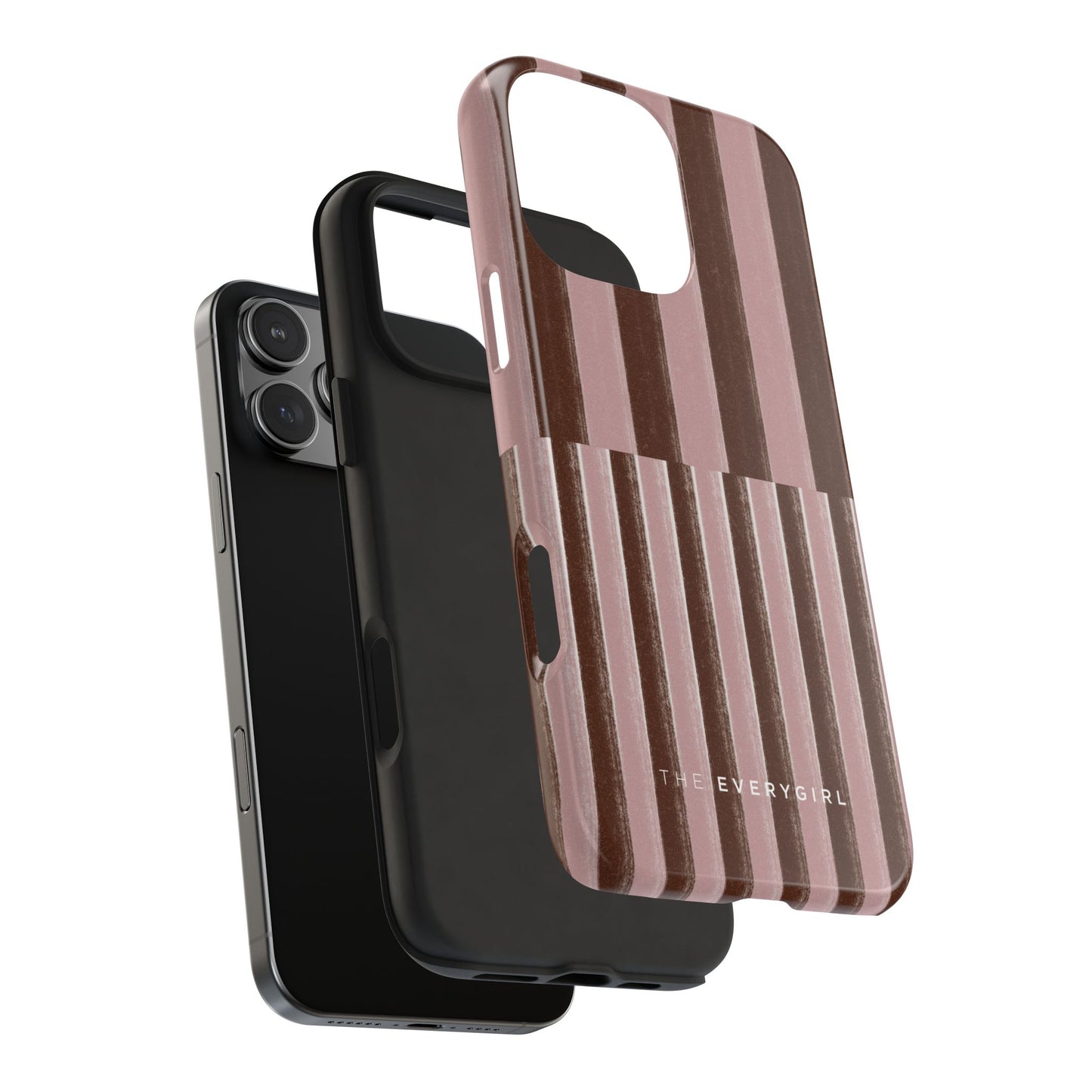 February Pink and Brown Phone Case